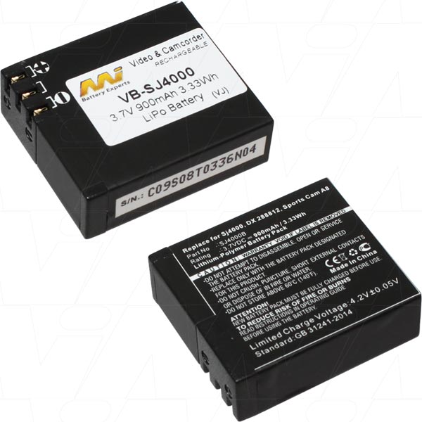 MI Battery Experts VB-SJ4000-BP1